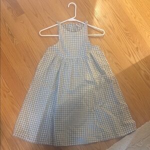 Rylee & cru sage White Gingham Dress 8 9